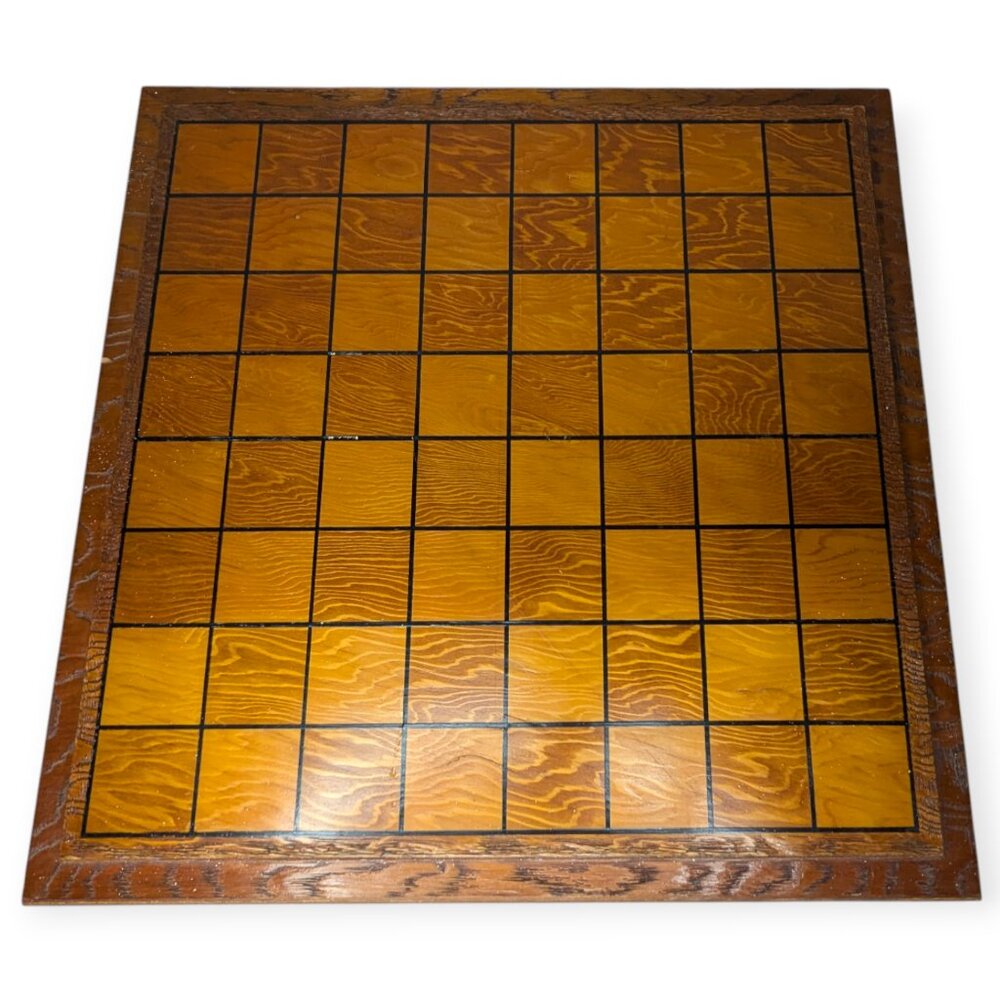 Elegant Wooden Grid Game Board 20" x 20" x 1"